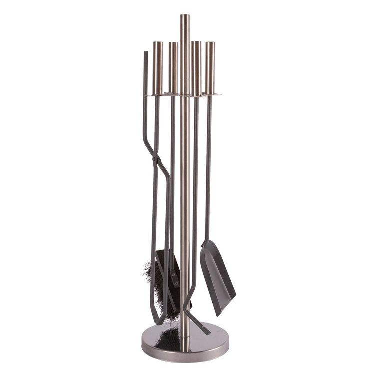 Hammer and Tongs 5 Piece Stainless Steel Fireplace Tool Set Wayfair.ie